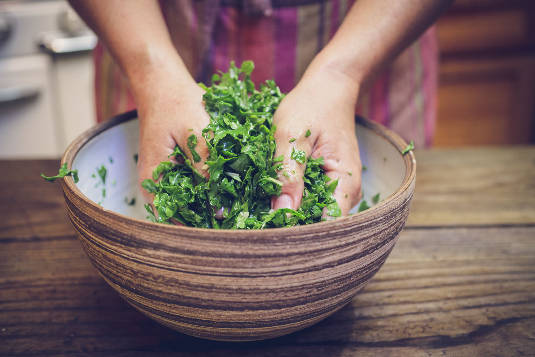 massage kale