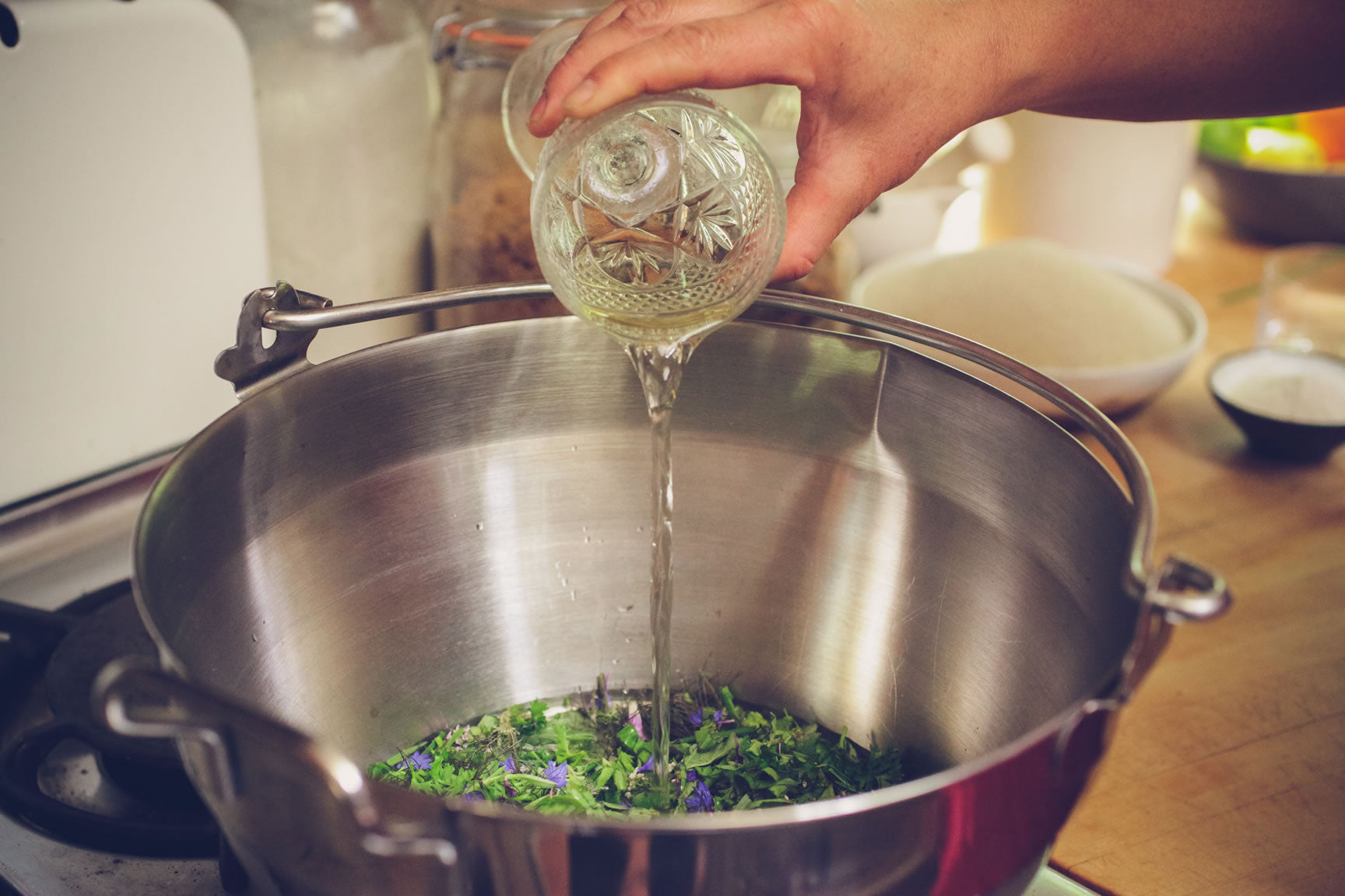 cook in pot with water