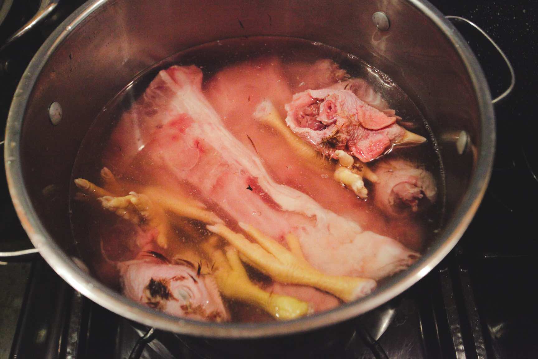 boiling your bone broth