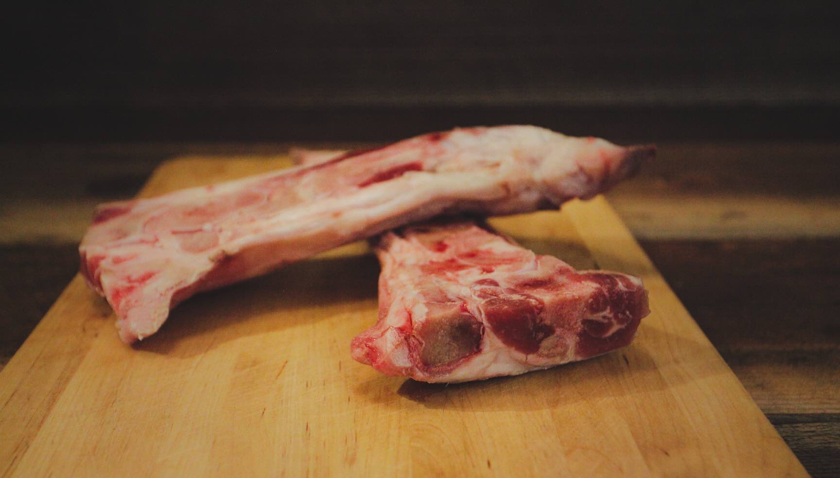 pigs feet getting ready to be boiled into bone broth