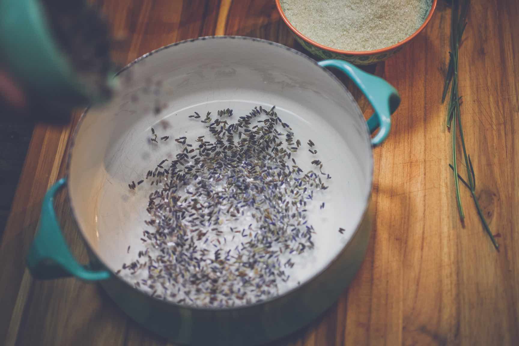 making flavored simple syrup