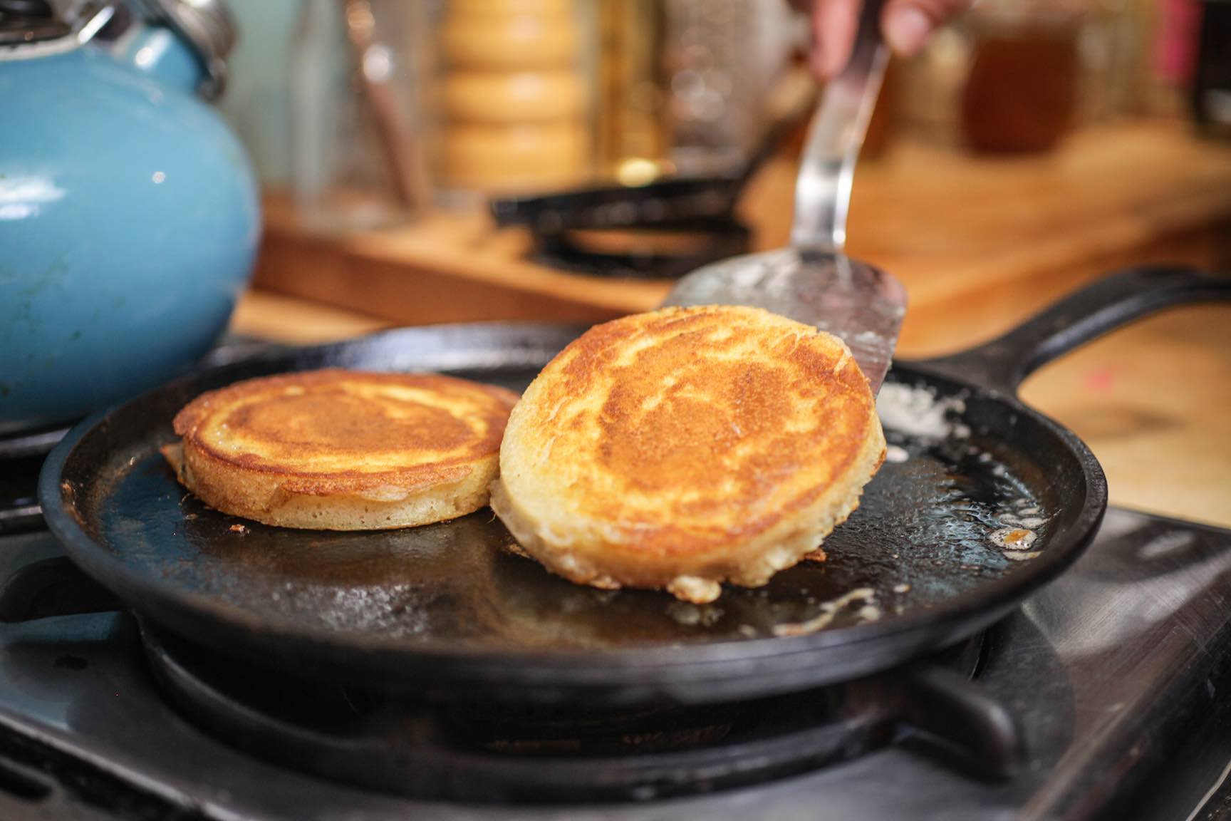 Homemade Sourdough Crumpets Recipe