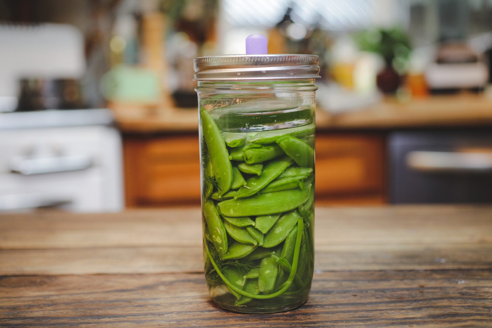 Homemade Fermented Snap Pea Recipe