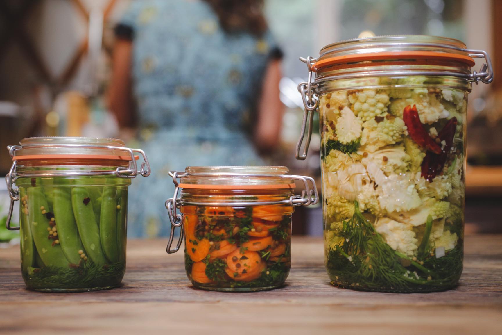 seasonal veggie refrigerator pickle recipe