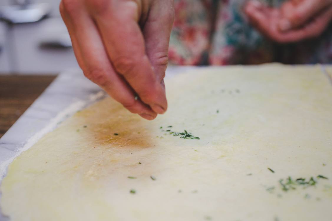 Sourdough Crackers with Olive Oil & Herbs