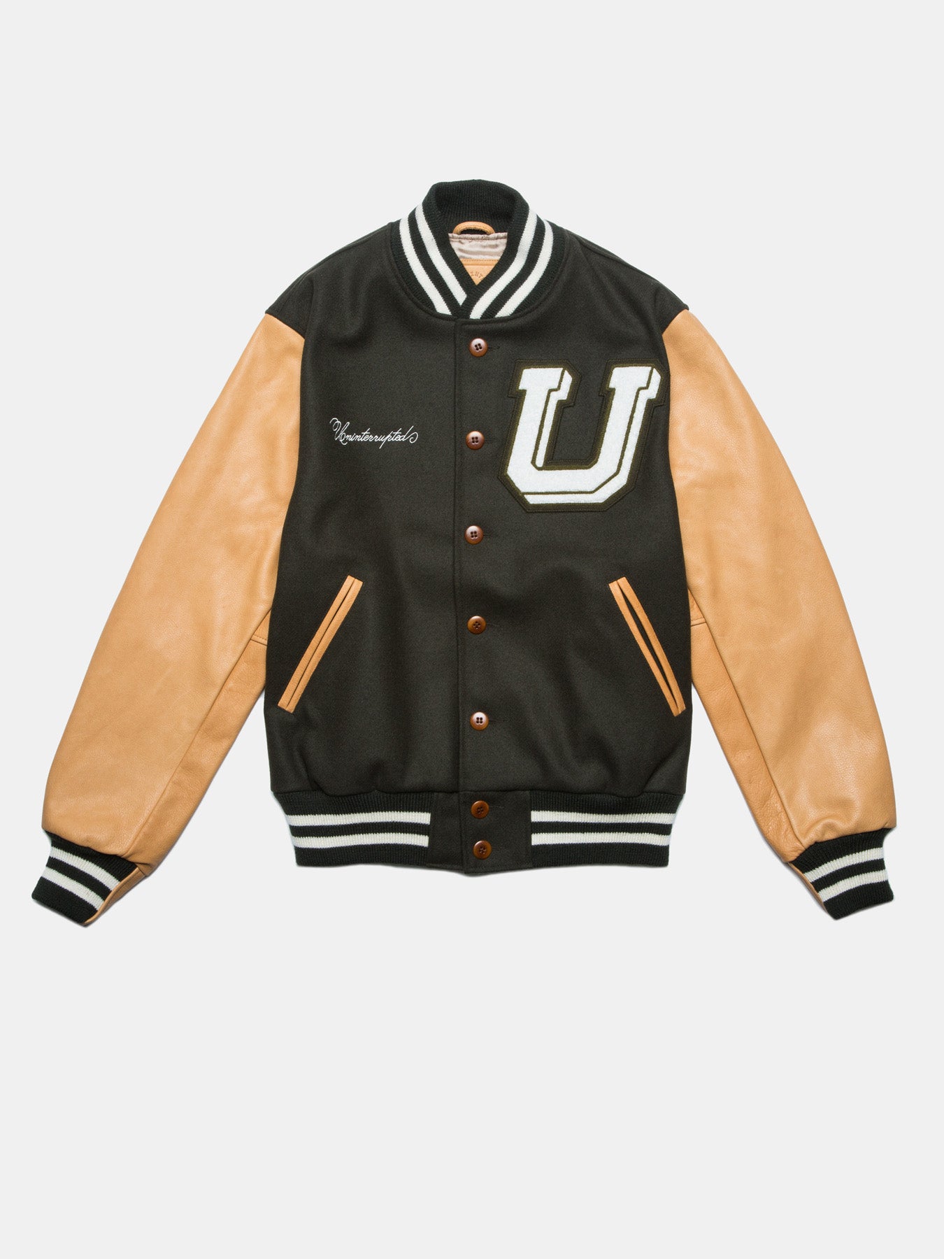 UNINTERRUPTED Stallions Black Varsity Jacket by Settlemier's