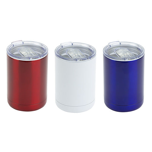 Promotional Thermos Double Wall Stainless Steel Can Insulators (12 Oz.)