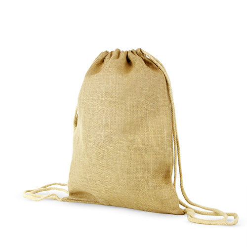 jute drawstring bolsa