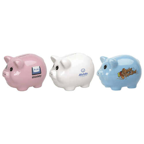 Custom Ceramic Piggy Bank (Medium 