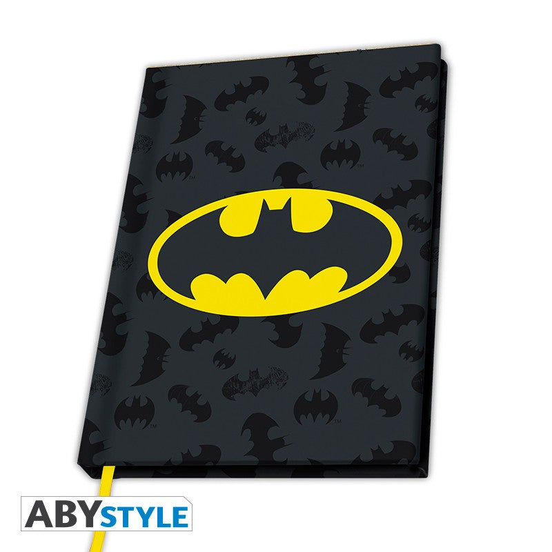 Batman Logo Design DC Comics Licensed Black A5 Notebook – 