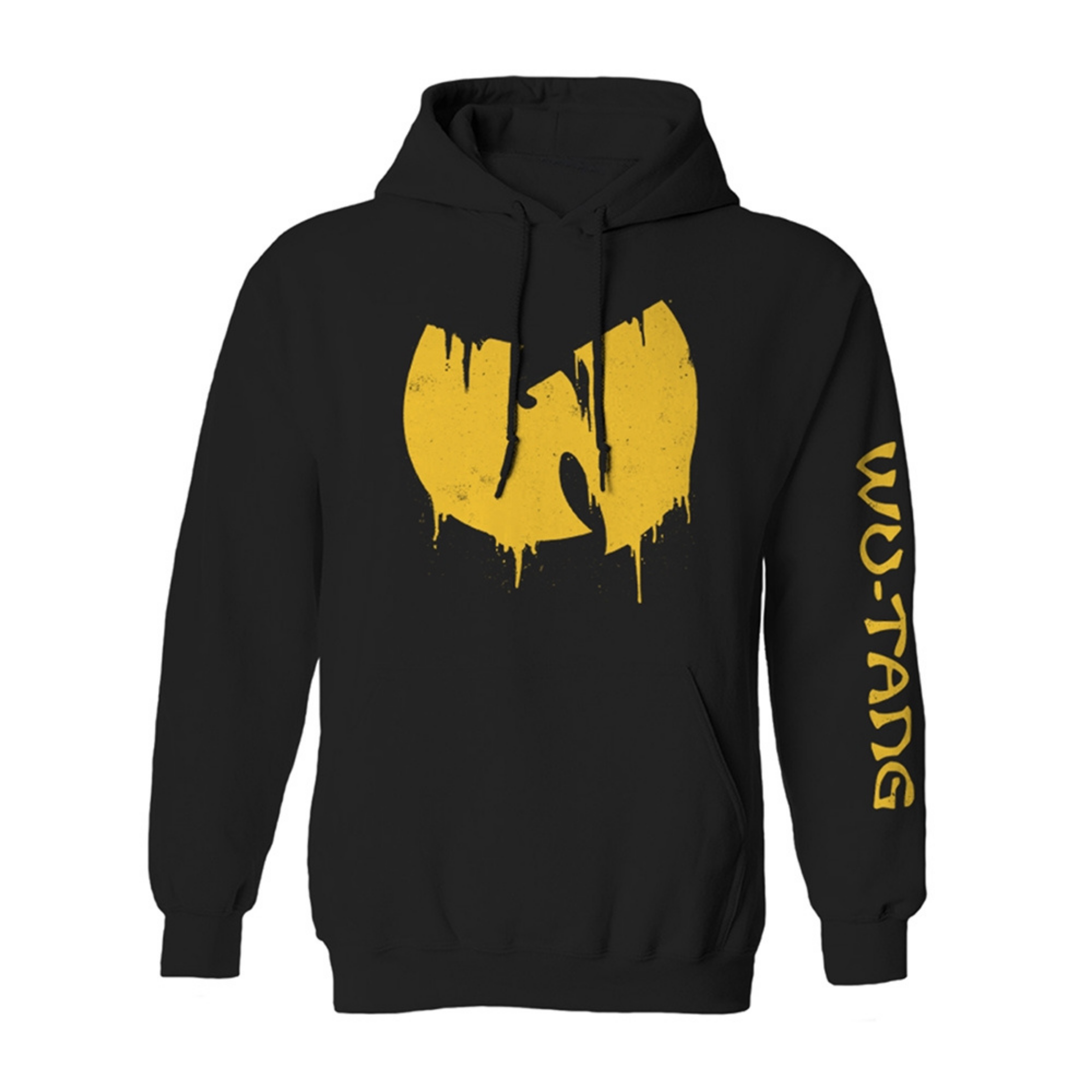 Wu-Tang Clan Sliding Logo Black Hoodie Sweatshirt – cavo.ae