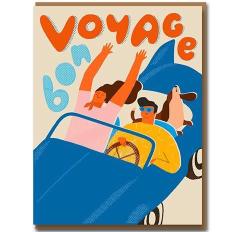 Bon Voyage Greetings Card By Taisiia Kordiukova Berylune