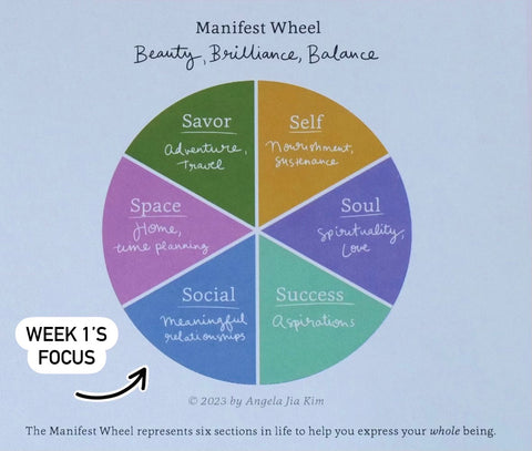colorful manifest wheel