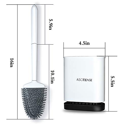 silicone toilet brush