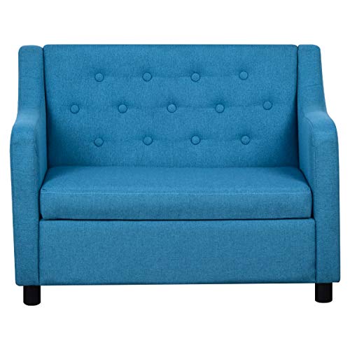 blue kids sofa