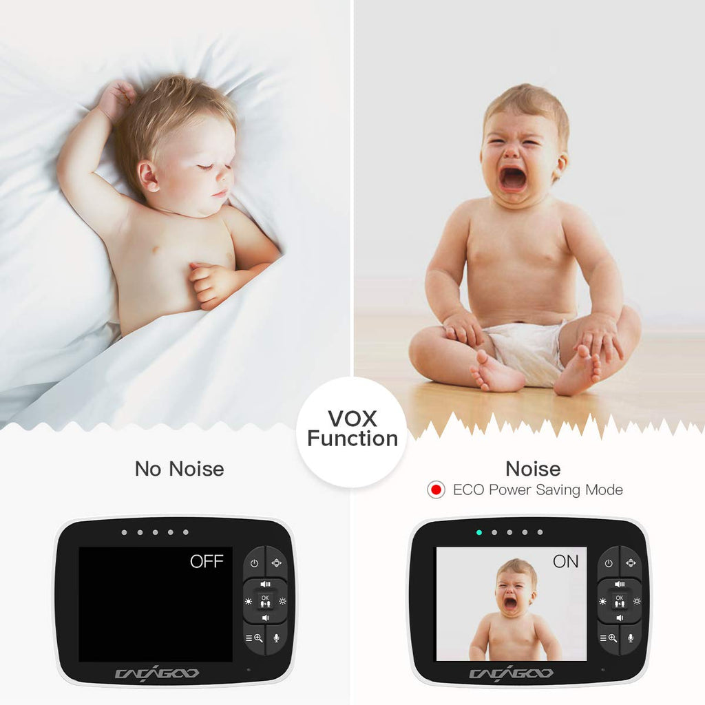 cacagoo video baby monitor