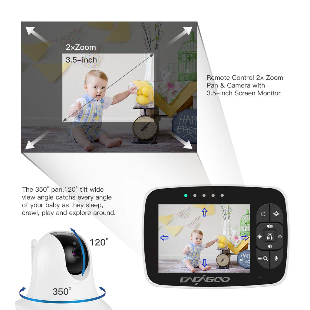 cacagoo video baby monitor