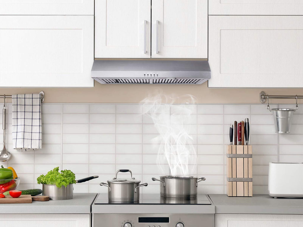 Range Hood 30 Inch Kitchenexus Stainless Steel 300cfm Ducted