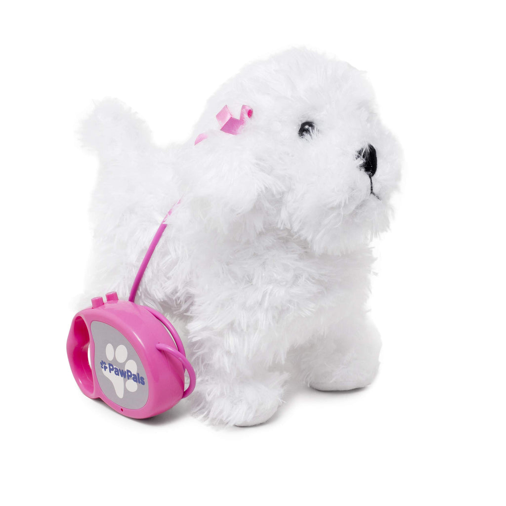 meva pawpals kids walking and barking puppy dog toy pet with remote control leash