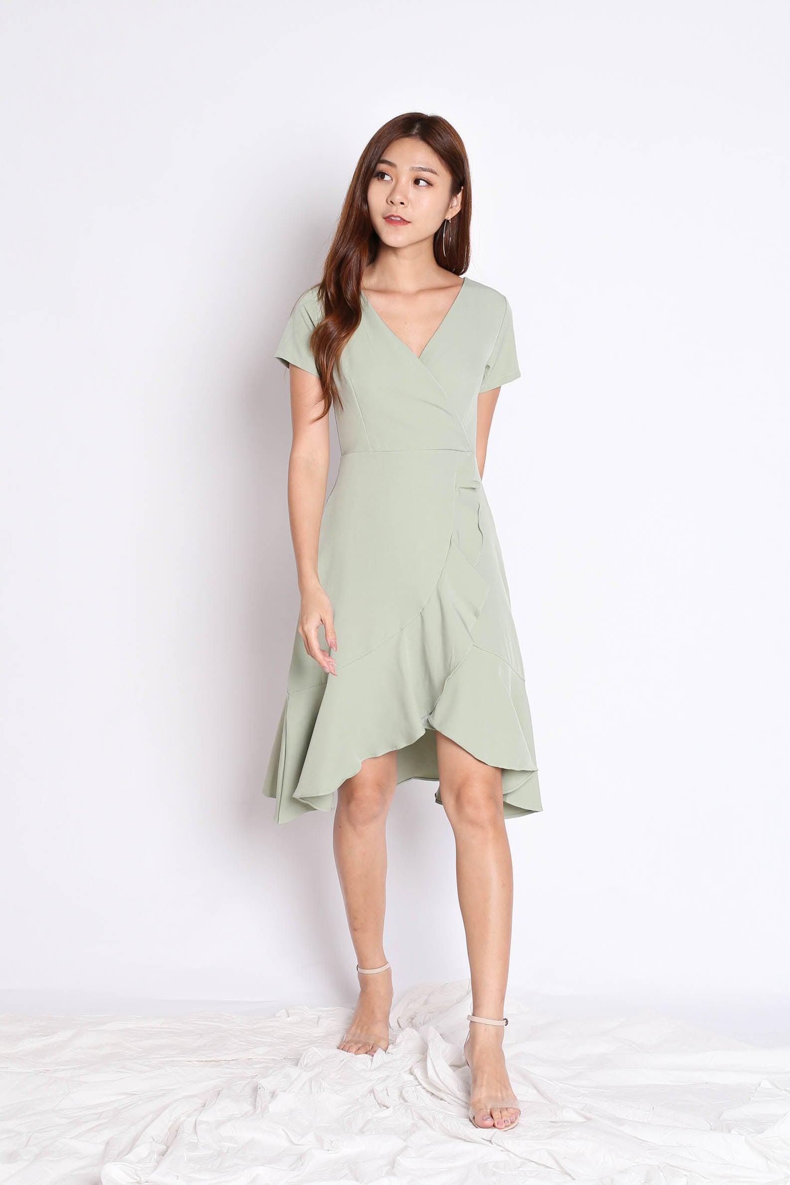 all saints wrap dress