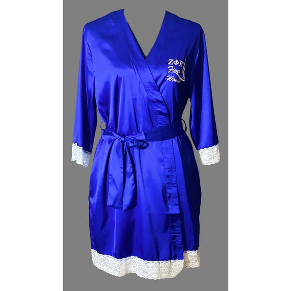 Zeta Phi Beta Finer Luxe 4 Piece Silk Pajama Set – Zoeticcouture