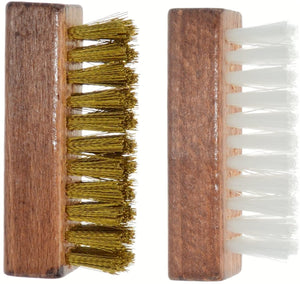 Ralyn Brass and Nylon Suede Brushes. 2-set.