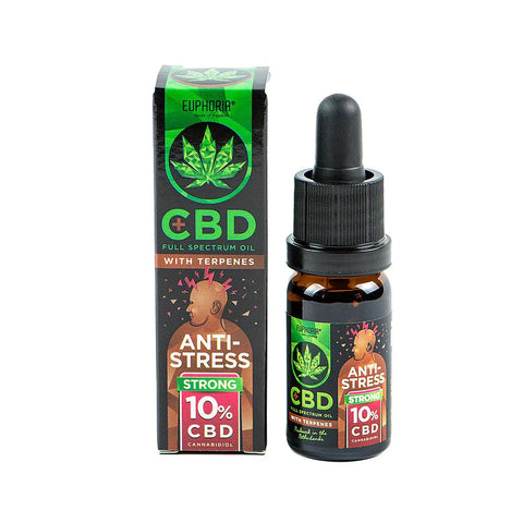 EUPHORIA CBD OIL 10% WITH TERPENE: ANTISTRESS