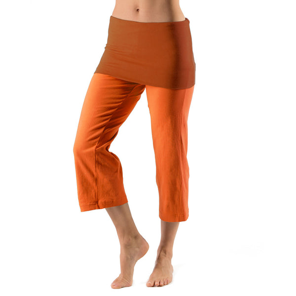 Gossypium Organic Fold Over Yoga Harem Pants | Gossypium