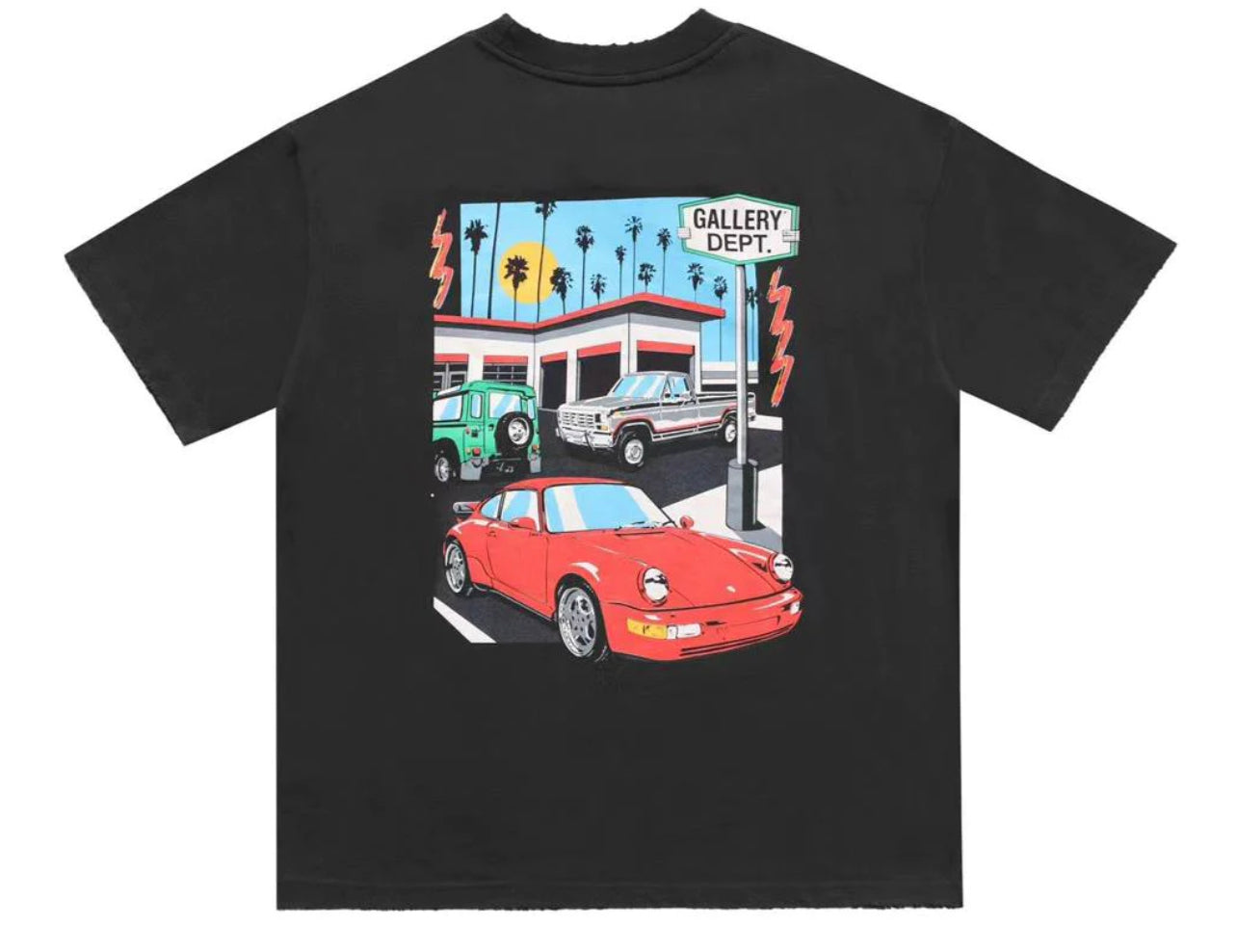 新作入荷!!】 【極美品】Gallery Dept. Drive Thru Tシャツ Lサイズ T