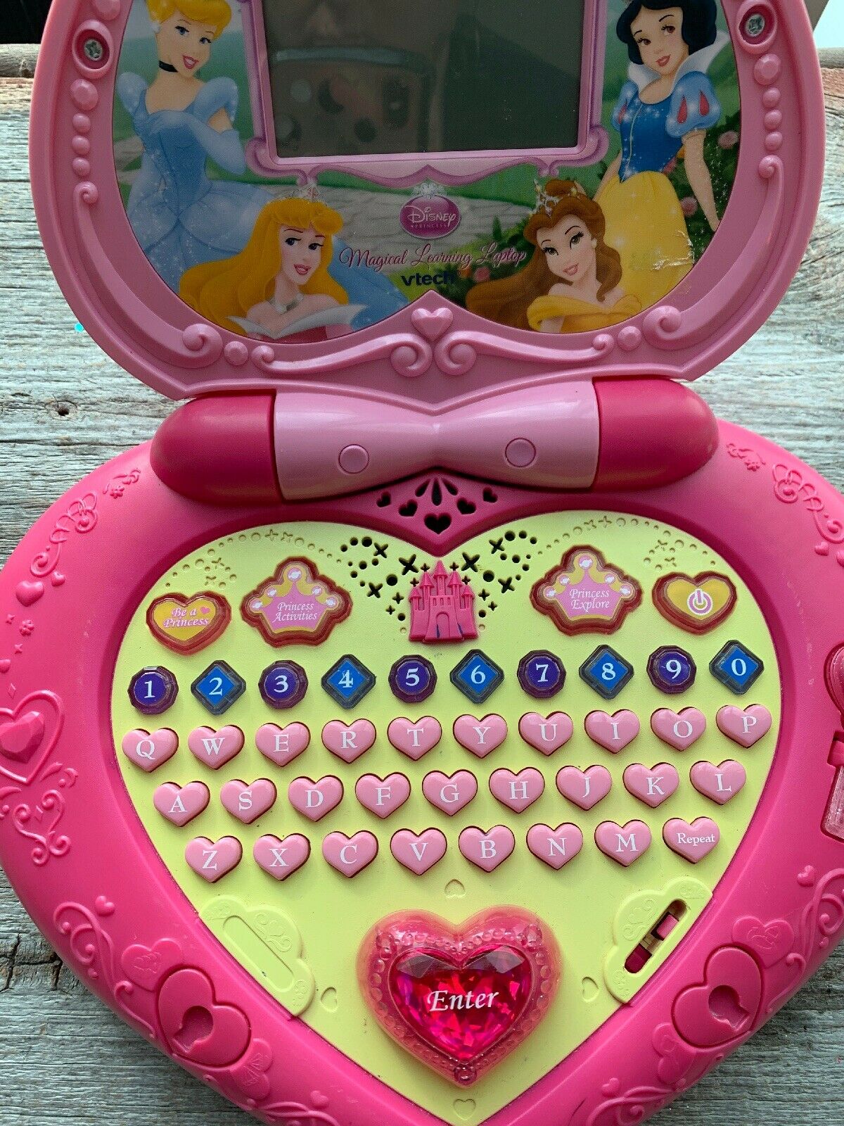 vtech disney princess magical learning laptop