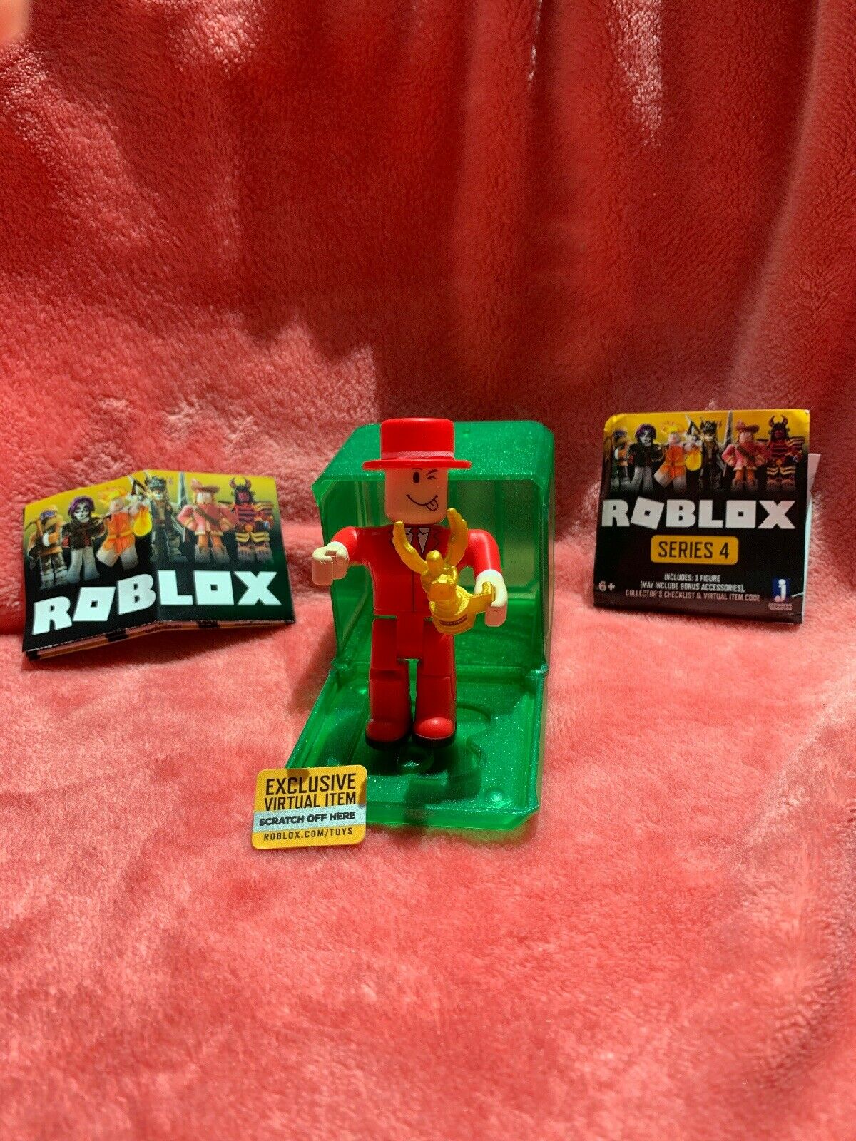 Roblox Series 4 Mystery Min Figure Alexnewtron Red Figurines Trinity Opc Collectibles - alexnewtron roblox profile