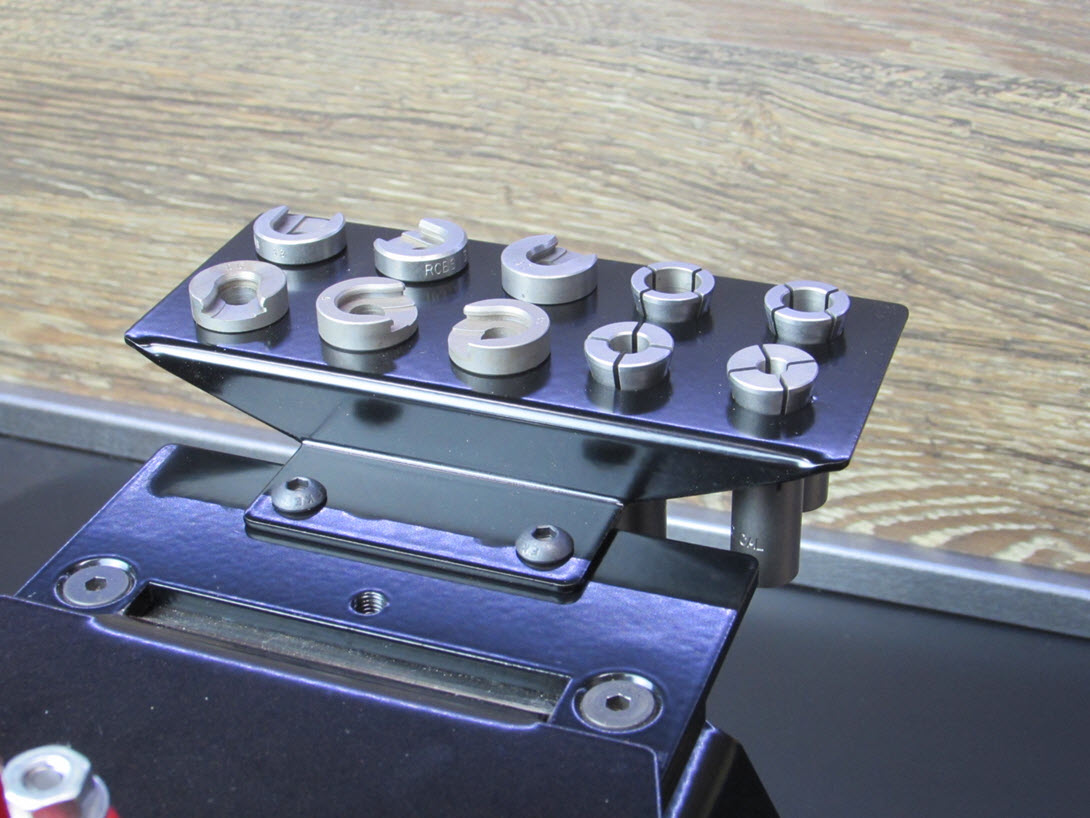 Piggyback shellholder / Collet insert rack for Ultramount