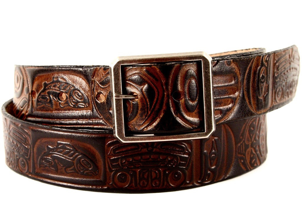 handmade leather belts