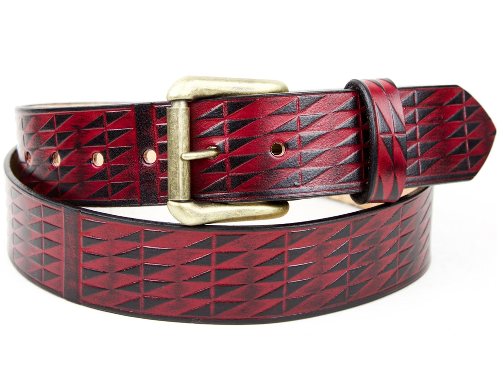 Southwest Basketweave Leather Belt | Marakesh Leather