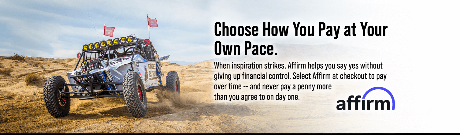 Choose How You Pay at Your Own Pace. When inspiration strikes, Affirm helps you say yes without giving up financial control. Select Affirm at checkout to pay over time -- and never pay a penny more than you agree to on day one.