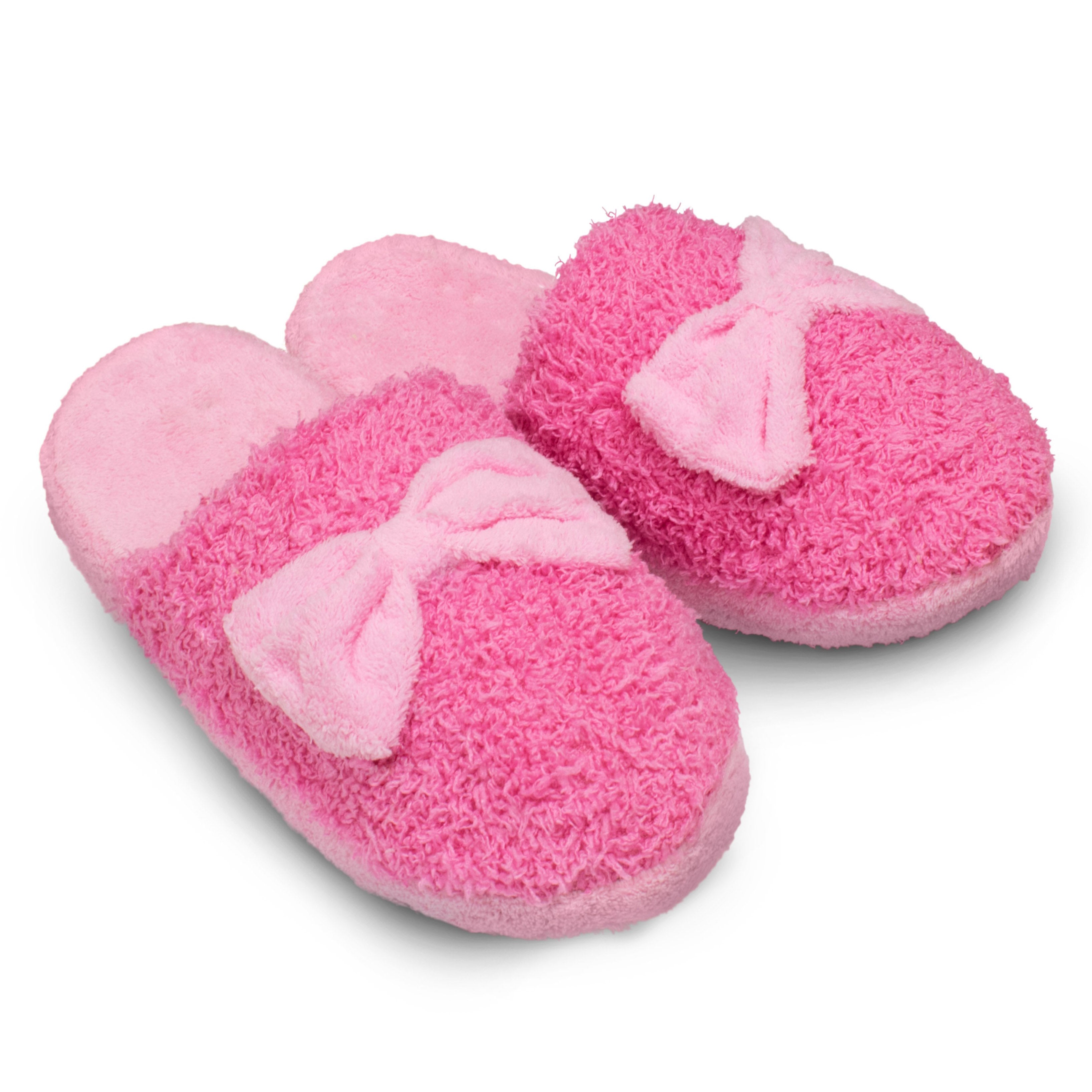 Velosso Pink Bow Slippers | Linens Online