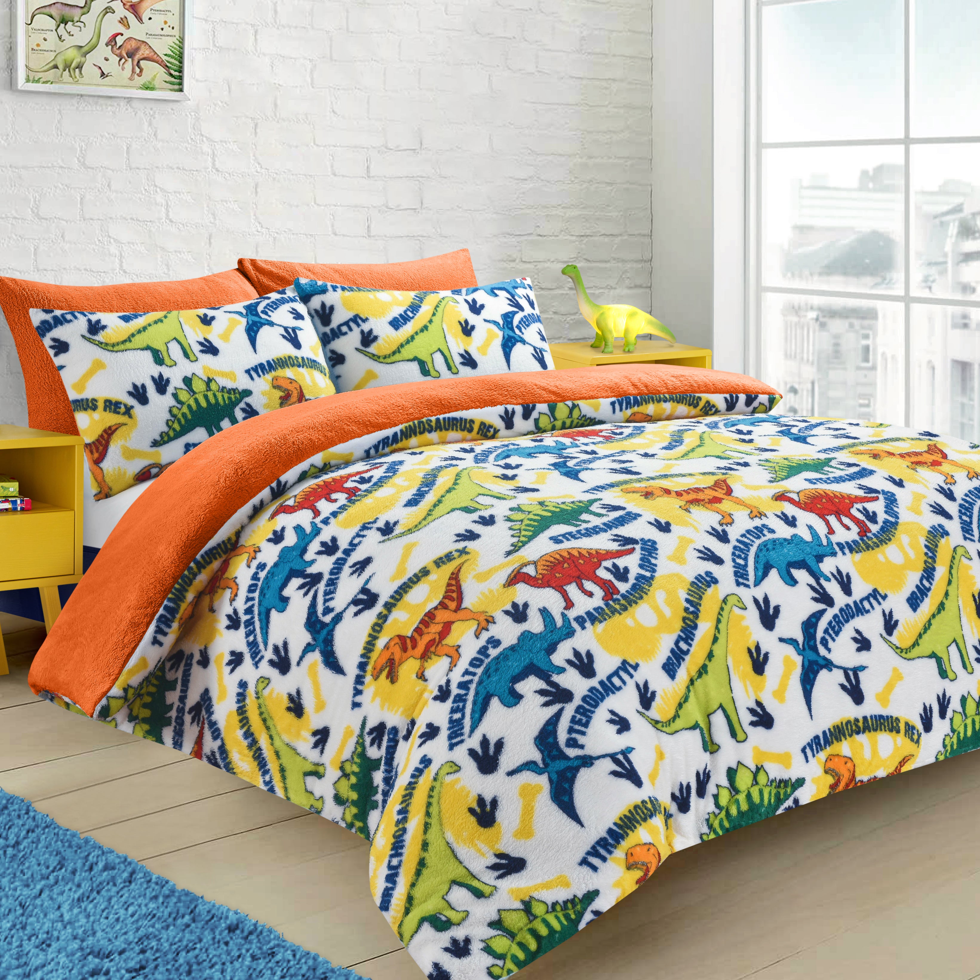 yellow fleece duvet cover