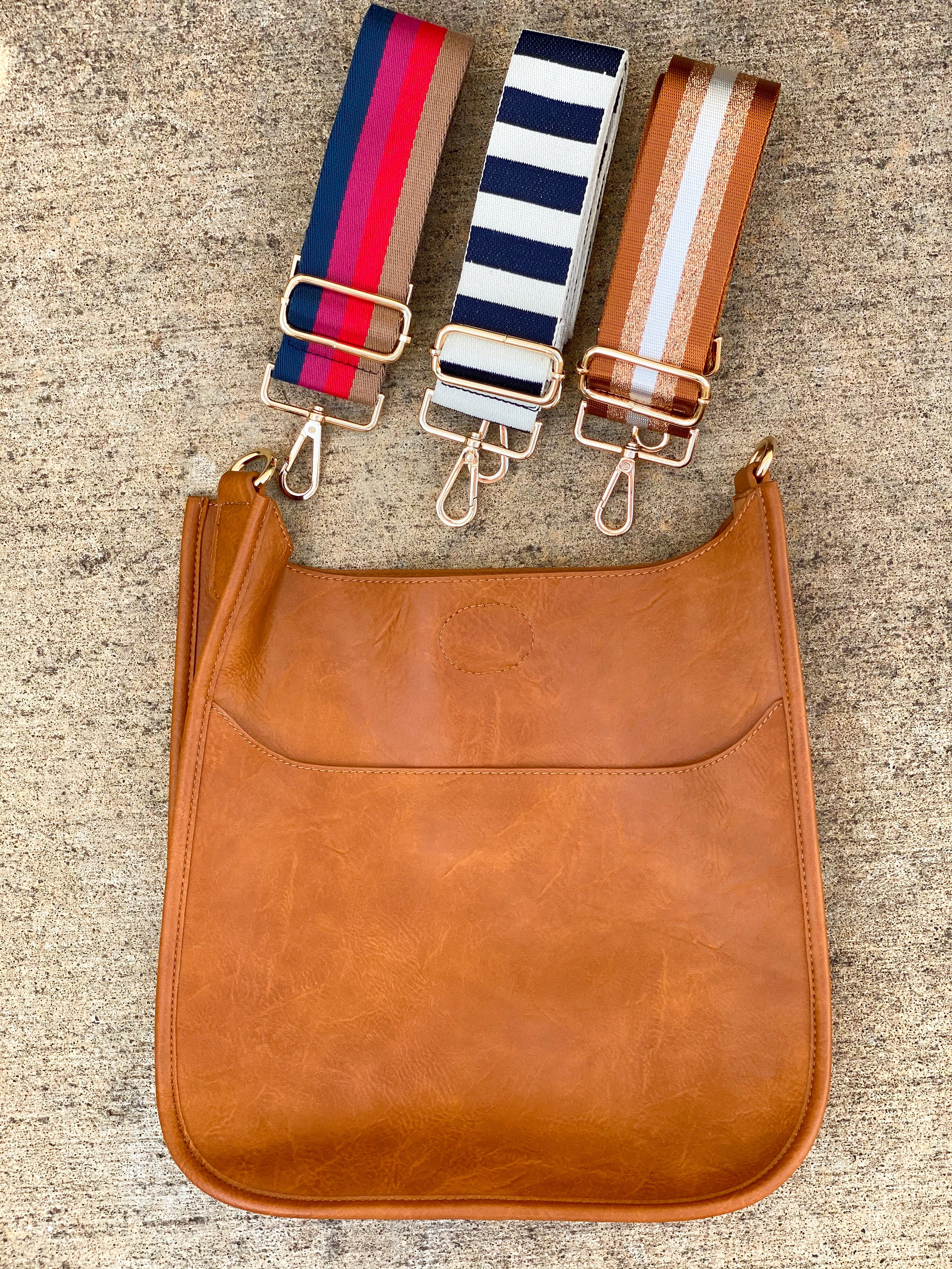 Camel Vegan Messenger Strap Not Included Pomp And Circumstance Boutique