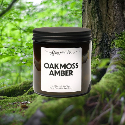 Oakmoss Amber Spring Signature Candle