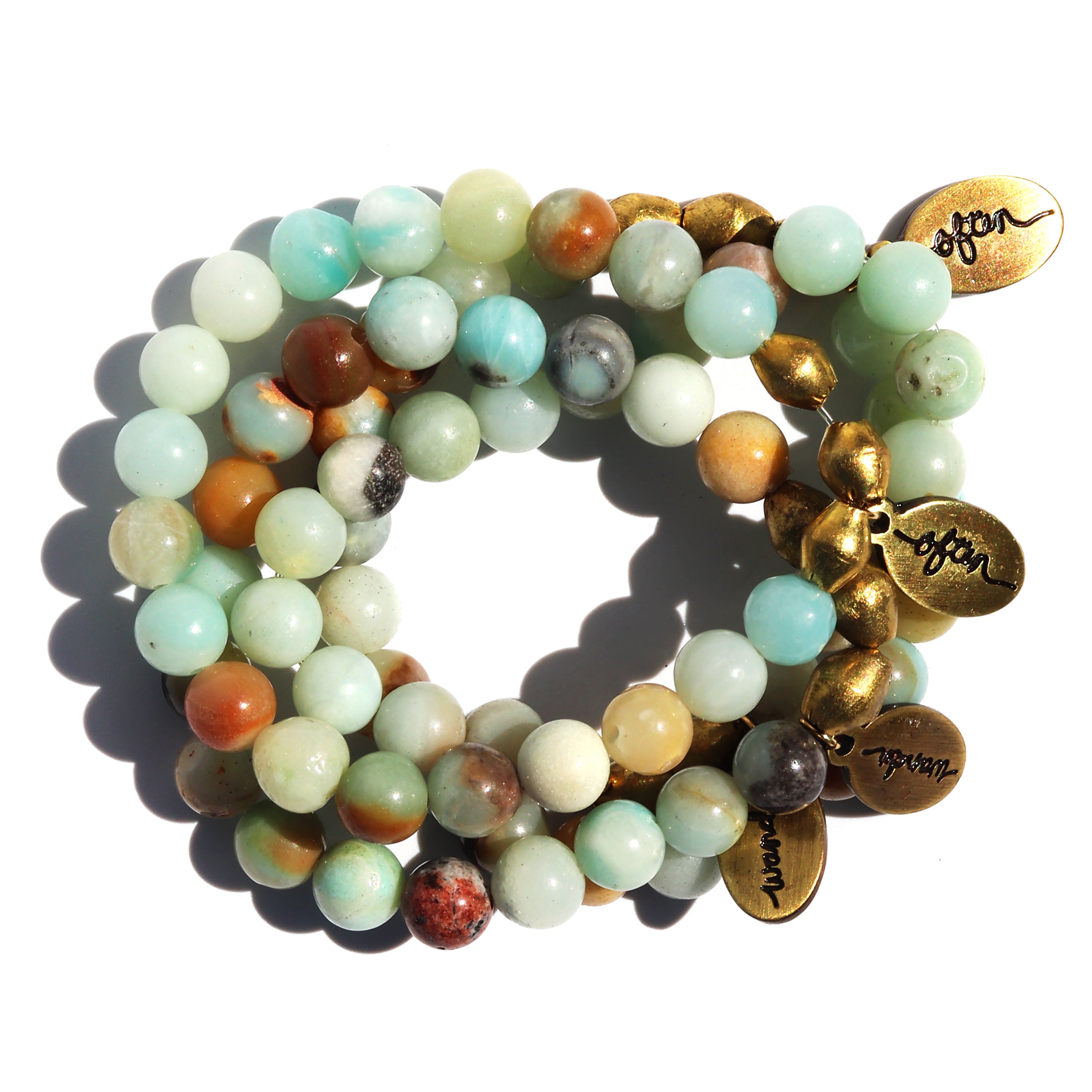 amazonite beaded bracelets