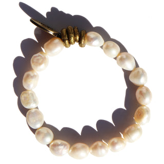 Polished Pearl | Beaded Bracelet