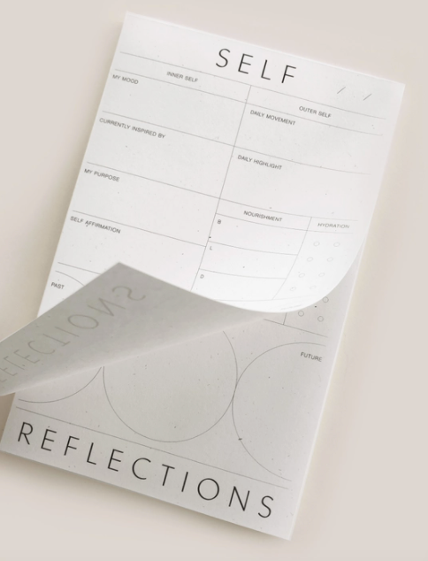 Self Reflections   Note Pad    Wilde House Paper