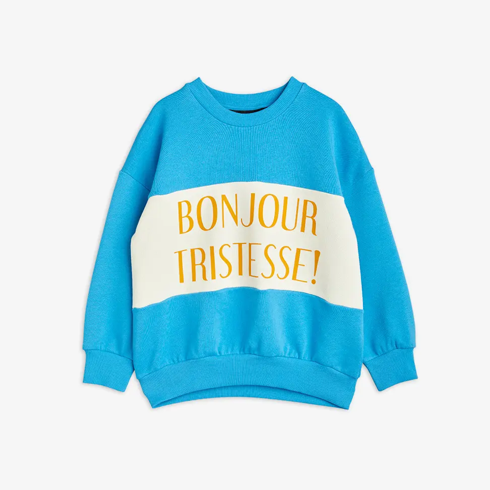 Bonjour Tristesse Sweatshirt Blue