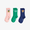 3-Pack Book Club Socks Green