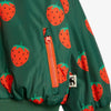 Strawberries Baseball Jacket Green