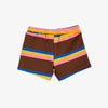 Stripe Sweatshorts Brown