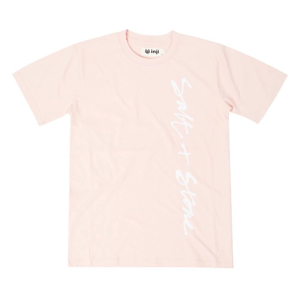 Inji Salt & Stone Pink Tee (Mens) Tops & Tees - rundreisetipps Cool Kids Clothes