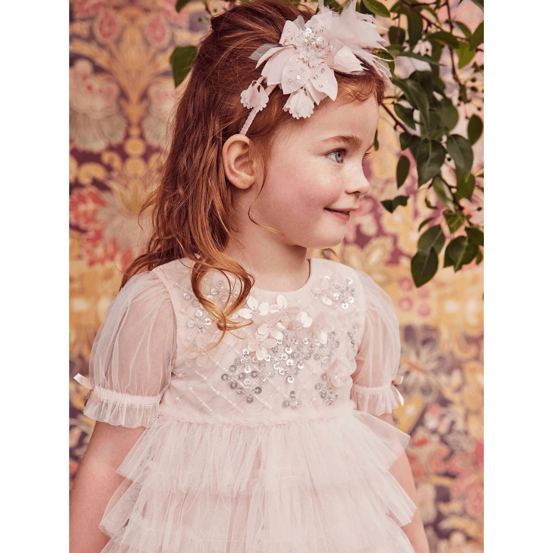 Bebe Chelsea Tulle Dress Porcelain Pink