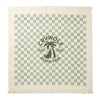 Crywolf Supersized Square Towel Seagrass Checkered | lincolnstreetwatsonville