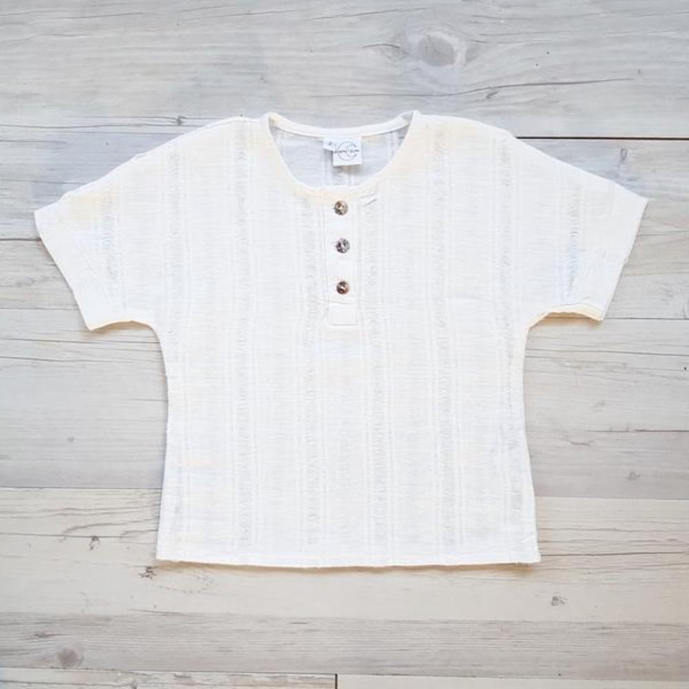 Lupine & Luna Ember Blouse - Ivory - lincolnstreetwatsonville Cool Kids Clothes Byron Bay
